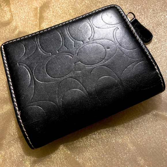 Coach Handbags - COACH Vintage Black Leather Wallet!!!